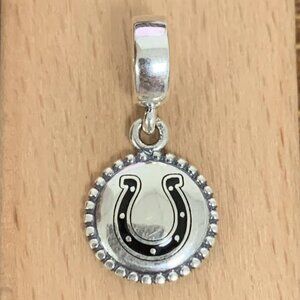 Pandora NFL Football Indianapolis Colts Dangle Charm, S925 Silver Bracelets